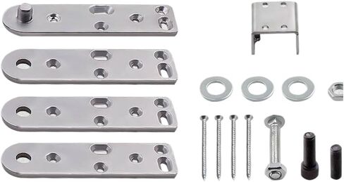 Heavy Duty 500 Ibs Invisible Door Hidden Secret Bookcase Door Pivot Hinge Kit in Kuwait