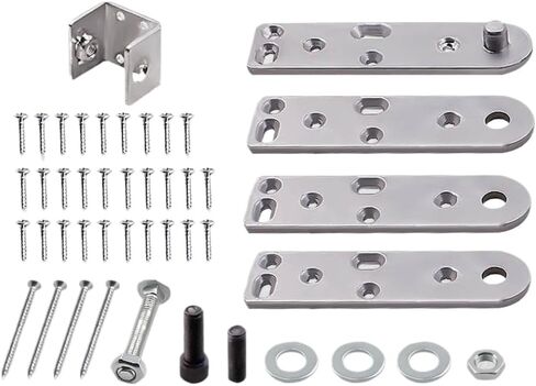 Heavy Duty 500 Ibs Invisible Door Hidden Secret Bookcase Door Pivot Hinge Kit in Kuwait