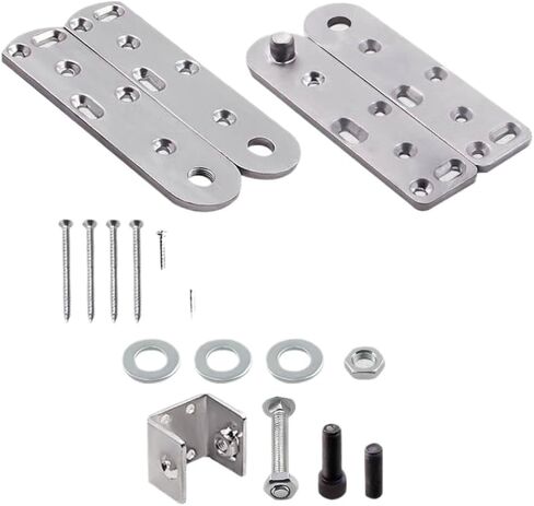 Heavy Duty 500 Ibs Invisible Door Hidden Secret Bookcase Door Pivot Hinge Kit in Kuwait