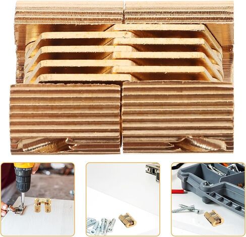 KICHOUSE Oval Copper Concealed Furniture Metal Hinges Small Hidden Hinges for Wooden Box Chest Crafts Jewelry Cabinet Replacement Hardware in Kuwait