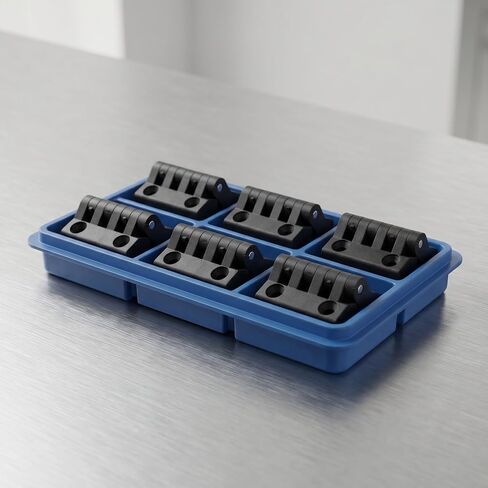 20pcs Plastic Electrical Cabinet Door Hinges Heavy Duty Screw Mount Hinges Easy Installation Smooth Operation for Distribution Box Doors in Kuwait