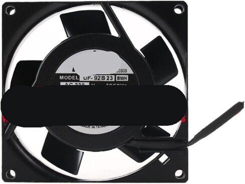 UF-92B23 UF-92B20 UF-92B15 UF-92B10 BWH UF-92A23BWH UF-92A11BWH UF92AM23BTHF/BTHH/BWHF 230V 115VC مروحة تبريد هيكل الخزانة (UF-92B11 BWH_NO RGB) in Kuwait