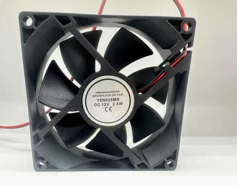 YD9025MS DC 12V 2.8W 90x90x25mm 2-Wire Cooling Fan in Kuwait