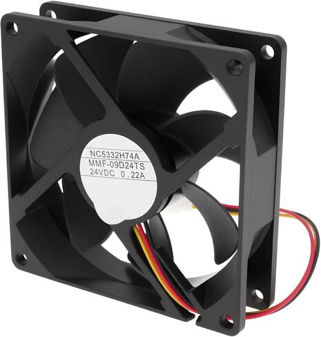 مروحة تبريد 24VDC 3 أسلاك 0.22A NC5332H74A MMF-09D24TS-MM6 متوافقة مع ميتسوبيشي in Kuwait