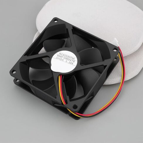 مروحة تبريد 24VDC 3 أسلاك 0.22A NC5332H74A MMF-09D24TS-MM6 متوافقة مع ميتسوبيشي in Kuwait