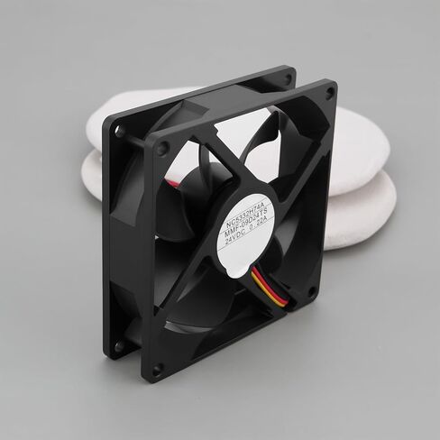 مروحة تبريد 24VDC 3 أسلاك 0.22A NC5332H74A MMF-09D24TS-MM6 متوافقة مع ميتسوبيشي in Kuwait