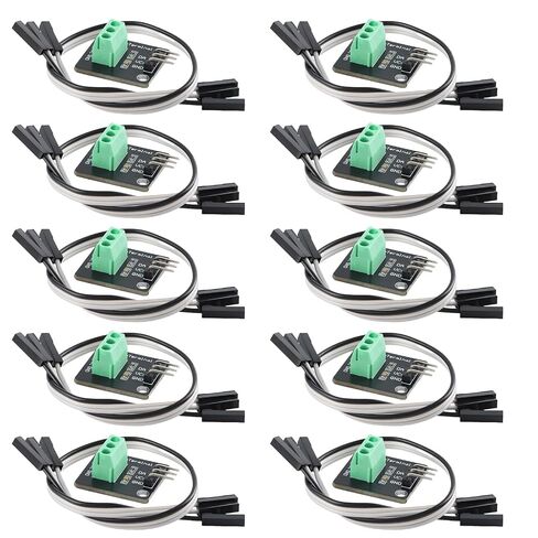 10Pcs DS18B20 Temperature Sensor Probe Wire Adapter Board – Easy Install, for Arduino DIY Projects in Kuwait