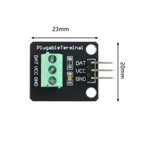 10Pcs DS18B20 Temperature Sensor Probe Wire Adapter Board – Easy Install, for Arduino DIY Projects in Kuwait