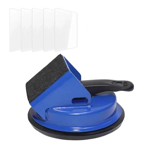 Heavy Duty Floor Gap Fixer Tool, Professional Vinyl Floor Gap Repair Tool for Laminate Flooring, 45° Striking Surface & Enhanced Suction Cup, Includes 5pcs Extra Sticky Pads in Kuwait