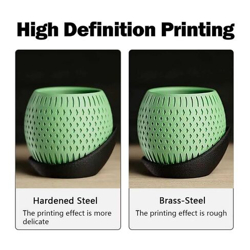 2PK 0.4 مم طارد سيراميك Hotend خالي من الانسداد لـ Elegoo Centauri Carbon/CC | نهاية ساخنة معدنية بالكامل مقاومة للحرارة حتى 320 درجة مئوية، مع مجموعة فوهات من الفولاذ المقوى 0.2/0.4/0.6 مم، قطعتان من غطاء السيليكون وفرشاة فوهة مكونة من قطعتين in Kuwait
