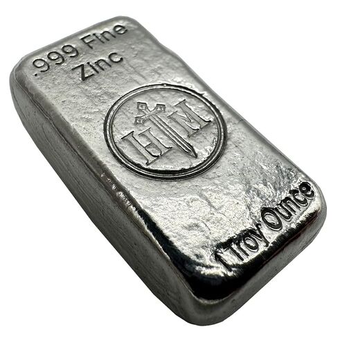 1 oz Hand Poured Elemental Bullion Bars - 99.9% Pure Metal Ingots of Zinc, Bismuth, Tin, Lead - Metal Collection for Science, Display or Desk Decor Made in USA (4 Pack) in Kuwait