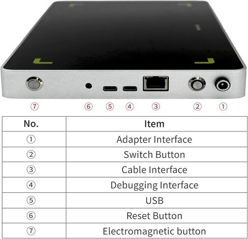 جهاز قراءة وكتابة صغير UHF RFID، معدات مكافحة سرقة البيع بالتجزئة متوافقة مع ISO18000-6C، كاشف العلامات، نظام أمان التجزئة، متجر ملابس المجوهرات in Kuwait