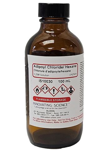 Innovating Science - Adipoyl Chloride in Hexane Solution 0.25M 100mL - Laboratory Reagent for Scientific, Industrial, and Research Applications in Kuwait