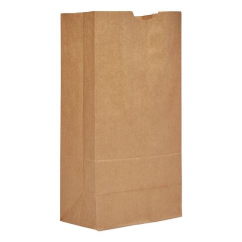 General GH20 #20 Paper Grocery Bag, 50lb Kraft, Heavy-Duty 8 1/4 x 5 5/16 x 16 1/8, (Case of 500 Bags) in Kuwait