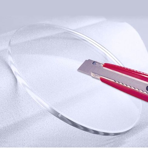 MOUDOAUER 37MM Diameter Transparent 1.5MM Thickness Double Domed Mineral Watch Crystal Concave US in Kuwait