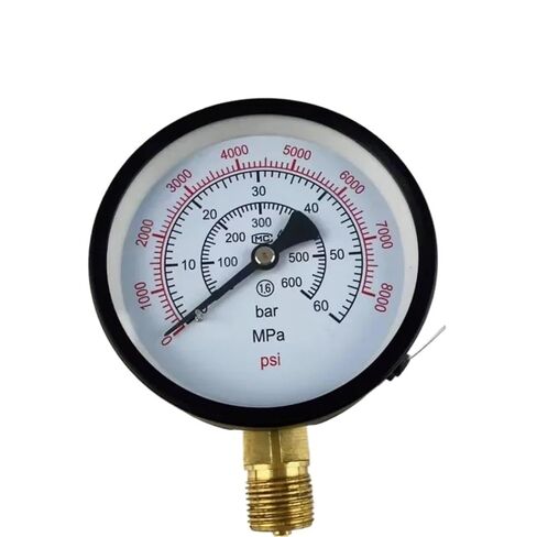 0-60Mpa Pressure Gauge for S60h S70h S80h Injector Nozzle Tester, 0-8000Psi Pressure Meter Testing Tool in Saudi Arabia