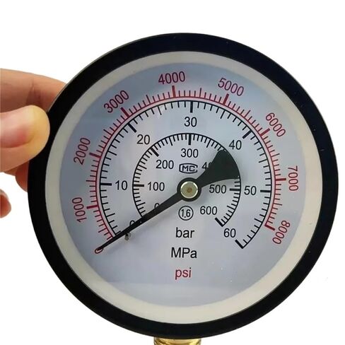 0-60Mpa Pressure Gauge for S60h S70h S80h Injector Nozzle Tester, 0-8000Psi Pressure Meter Testing Tool in Saudi Arabia
