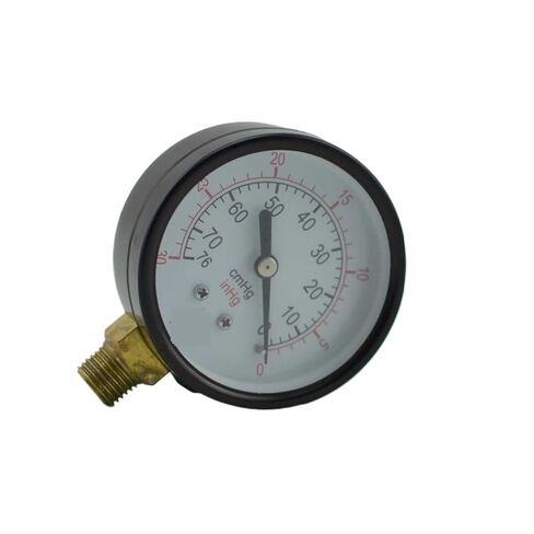 1pc 2.5" 60mm Brass -760mmHg-0-76cmHg-0-30inHg -1bar Vacuum Pressure Gauge,Vacuum Manometer,PT1/4 Thread in Saudi Arabia