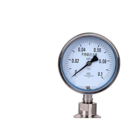 1pcs Stainless Steel Shock-Resistant Diaphragm Pressure Gauge Card 1.6 Diaphragm Y100-MC(0 0.16MPa) in Kuwait