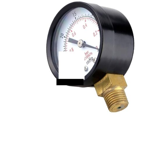 1pc Portable Dual Scale Dial Gauge 1/4" NPT -30HG/0PS Vacuum Pressure Meter Gauge Manometer 2" Dial Display Digital Pressure Gauge in Kuwait