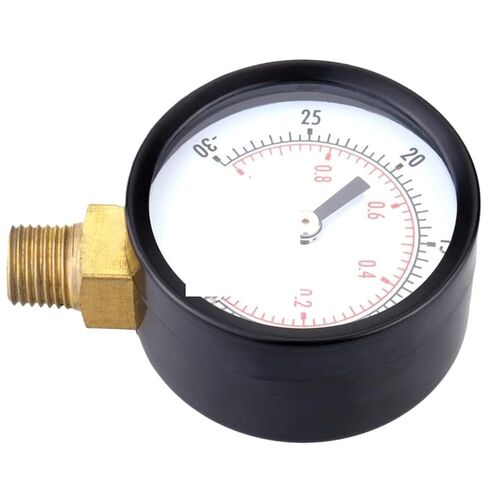 1pc Portable Dual Scale Dial Gauge 1/4" NPT -30HG/0PS Vacuum Pressure Meter Gauge Manometer 2" Dial Display Digital Pressure Gauge in Kuwait