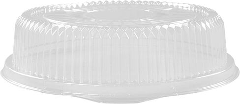 غطاء قبة شفاف من Restaurantware عدد 10 مقاس 12 × 3.5 بوصة غطاء قبة طعام بلاستيكي، غطاء طعام يمكن التخلص منه من أجل إغلاق آمن، غطاء عرض شفاف وواقي متين in Kuwait