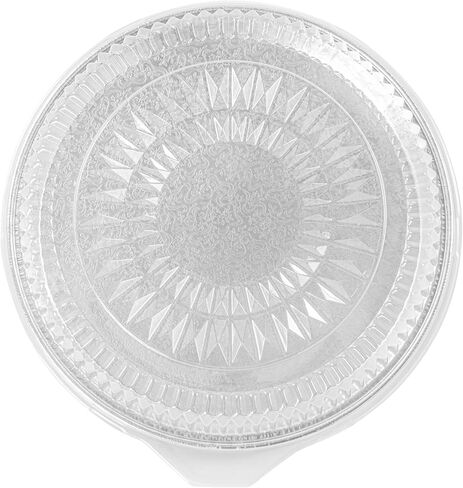 غطاء قبة شفاف من Restaurantware عدد 10 مقاس 12 × 3.5 بوصة غطاء قبة طعام بلاستيكي، غطاء طعام يمكن التخلص منه من أجل إغلاق آمن، غطاء عرض شفاف وواقي متين in Kuwait