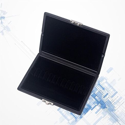 صندوق تخزين Oboe Reed لـ 12 قطعة مع هيكل خشبي وغطاء جلدي يتميز بتصميم فتحة وفتحات مسامية لمنع الرطوبة وحماية القصب من الاصطدام in Kuwait