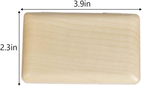 Beaupretty Portable Wood Oboe Reed Case Holder Box Can Hold 2 Oboe Reeds Compact Storage for Instrument Accessories in Kuwait