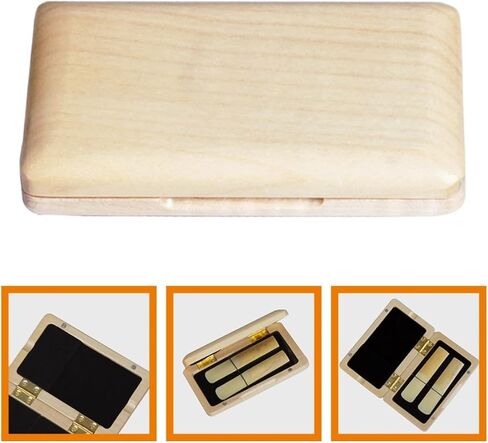 Beaupretty Portable Wood Oboe Reed Case Holder Box Can Hold 2 Oboe Reeds Compact Storage for Instrument Accessories in Kuwait