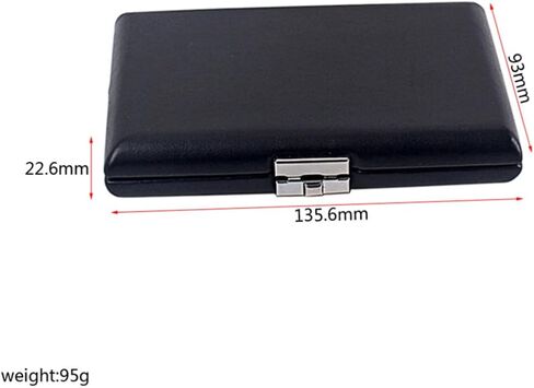 Totority Oboe Reed Storage Box with Wooden Body and Black Pu Leather Cover Lightweight Design with Slot Inner Surface and Breathable Holes Holds 12pcs Oboe Reeds from Moisture in Kuwait