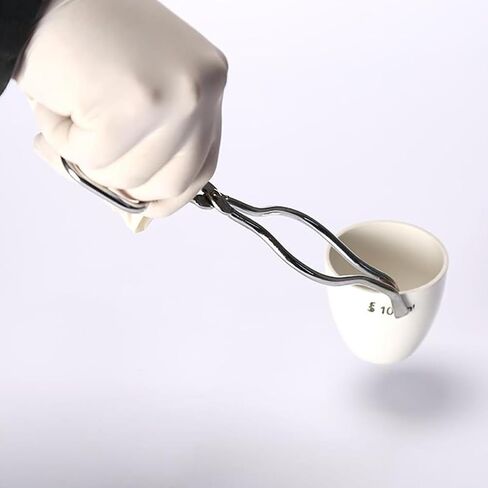 Generic 4 قطعة ملقط بوتقة من الفولاذ المقاوم للصدأ كوب بوتقة مشابك ملحقات المختبر كماشة مقاومة للحرارة العالية 20 سم 25 سم 30 سم 35 سم للاستخدام في المختبر in Kuwait