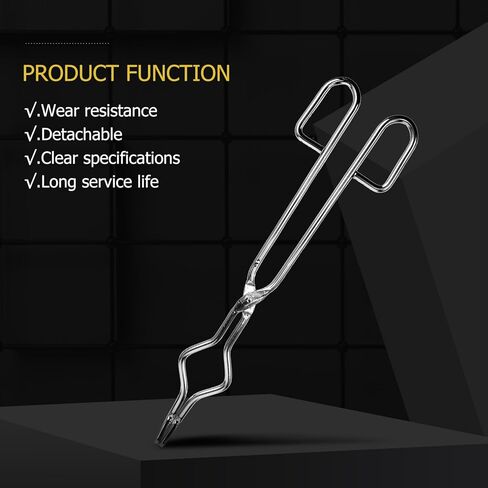 Stainless Steel Crucible Clamp Lab Tongs Biochemical Flask Clip Laboratory Accessories for Chemical Supplies and Beaker Handling in Kuwait