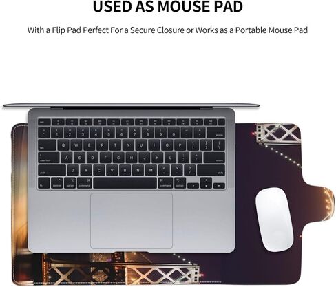 Bay Bridge Print 13-inch Laptop Sleeve, Slim Shockproof Insertion Design Leather Laptop Case for Office, School, Travel in Kuwait