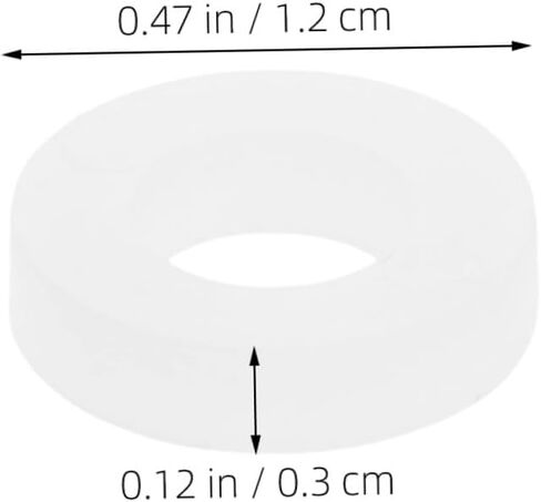 Kisangel 200pcs White Plastic Drum Washers for Drum Set Accessories Cymbal Stand Felt Pads Compatible with Jazz and Acoustic Professional Percussion Replacement Parts in Kuwait
