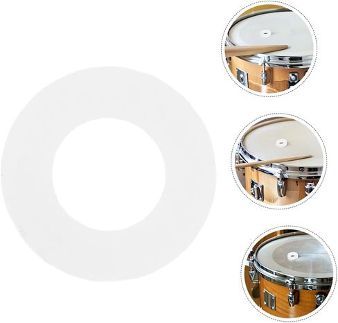 Kisangel 200pcs White Plastic Drum Washers for Drum Set Accessories Cymbal Stand Felt Pads Compatible with Jazz and Acoustic Professional Percussion Replacement Parts in Kuwait