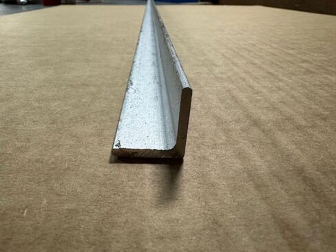 Generic 1/8"" Stainless Steel Angle x 1"" x 1"" x 48"" Length, 304/304L Stainless Steel, Gray in Kuwait