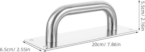 Push Pull Door Handles Heavy Duty 2pcs Stainless Steel with Sleek Modern Design for Fire Doors Suitable for Commercial and Home Use in Kuwait