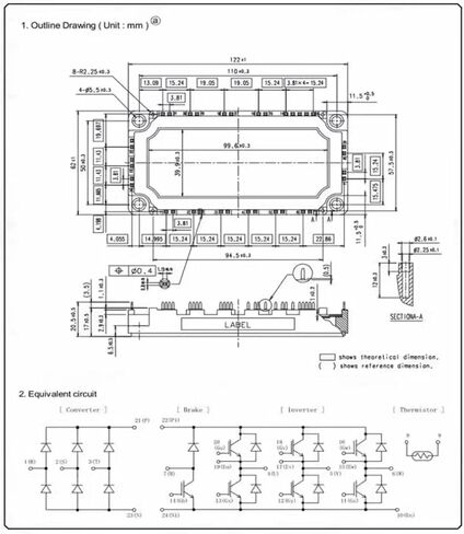 7MBR50SB120-55 وحدة الطاقة in Kuwait