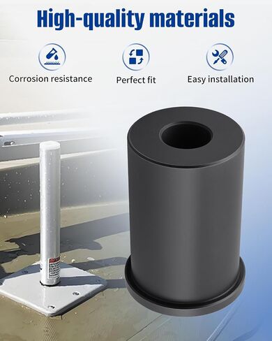 ANODZU SP-14000 Boat Seat Rod Adapter Bushing Fit for Attwood Swivl-Eze SP14000 Series 3/4 Inch Pin Boat Seat Pedestal Kit, Converts 1.77 Inch Bases Accepts 3/4 Inch Boat Seat Pin Post 2 Pcs in Kuwait