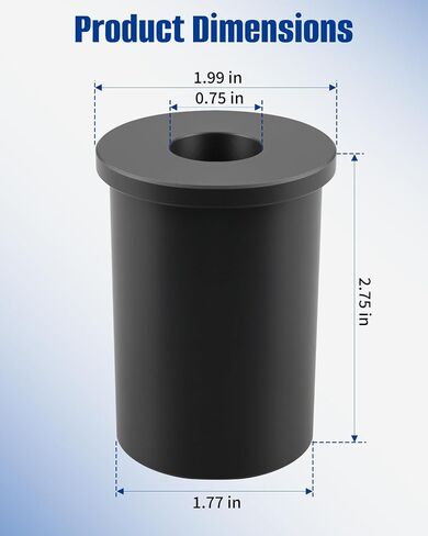 ANODZU SP-14000 Boat Seat Rod Adapter Bushing Fit for Attwood Swivl-Eze SP14000 Series 3/4 Inch Pin Boat Seat Pedestal Kit, Converts 1.77 Inch Bases Accepts 3/4 Inch Boat Seat Pin Post 2 Pcs in Kuwait