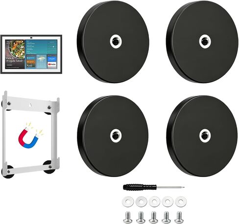 Magnetic Mount Compatible with Show 15, No-Punch Fridge Holder, Rubber Coated Scratch-Free, Strong Magnet Easy to Install in Kuwait