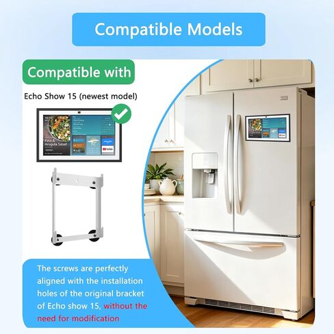 Magnetic Mount Compatible with Show 15, No-Punch Fridge Holder, Rubber Coated Scratch-Free, Strong Magnet Easy to Install in Kuwait