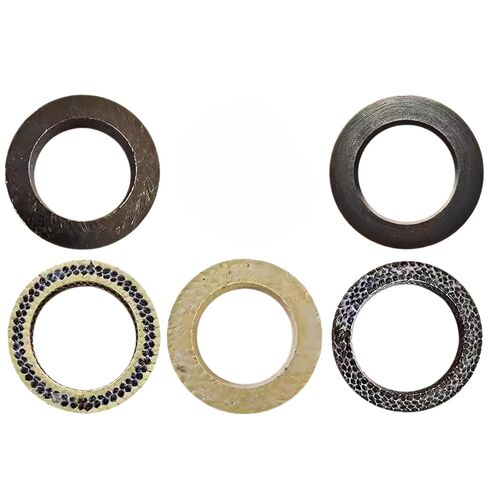 10Pcs High Temperature Resistant Aramid Carbon Graphite Packing Rings, Wearproof Sealing Gasket Rings for Valve Pump Flange Reactor Industrial Sealing Aramid Carbon Packing Ring 12×22×5mm in Kuwait