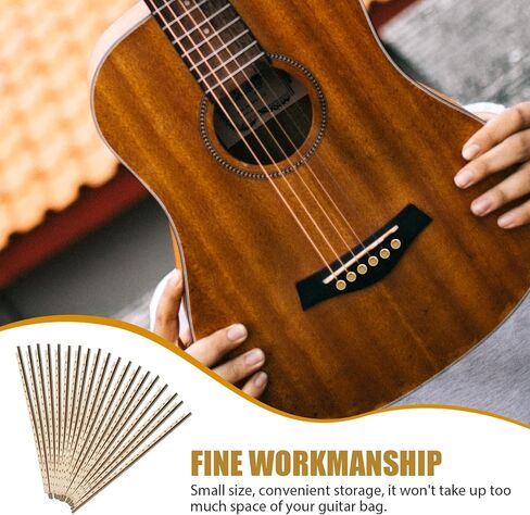 BESPORTBLE 19pcs White Copper Guitar Fret Wires 2.0mm for Classical Acoustic Guitar Fingerboard Replacement Parts in Kuwait