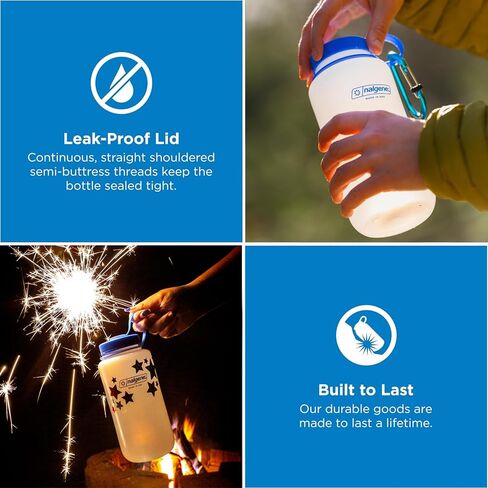 Nalgene HDPE 16 أوقية واسعة الفم زجاجة ماء خالية من BPA in Kuwait