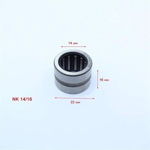 High Speed NK14/16 Needle Roller Bearing 14x22x16mm Solid Collar Bearings Without Inner Ring NK1416 in Kuwait