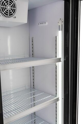 Frigidaire Commercial, 70.9" Triple Door Glass Display Refrigerator, Merchandiser Fridge, 49 Cu Ft, LED Lighting, 8 Wire Shelves, Digital Temperature Control, Self-Closing Glass Doors in Kuwait