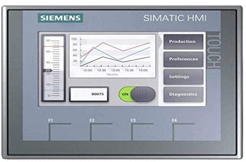 شاشة تعمل باللمس HMI لتحليلات العمليات وعناصر التحكم الصناعية والبرامج الصناعية الموديل: HMI KTP400 in Kuwait