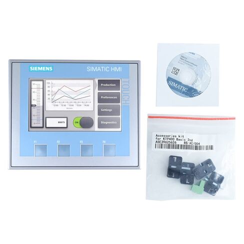 شاشة تعمل باللمس HMI لتحليلات العمليات وعناصر التحكم الصناعية والبرامج الصناعية الموديل: HMI KTP400 in Kuwait